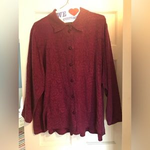 URU silk blouse/ tunic with pockets